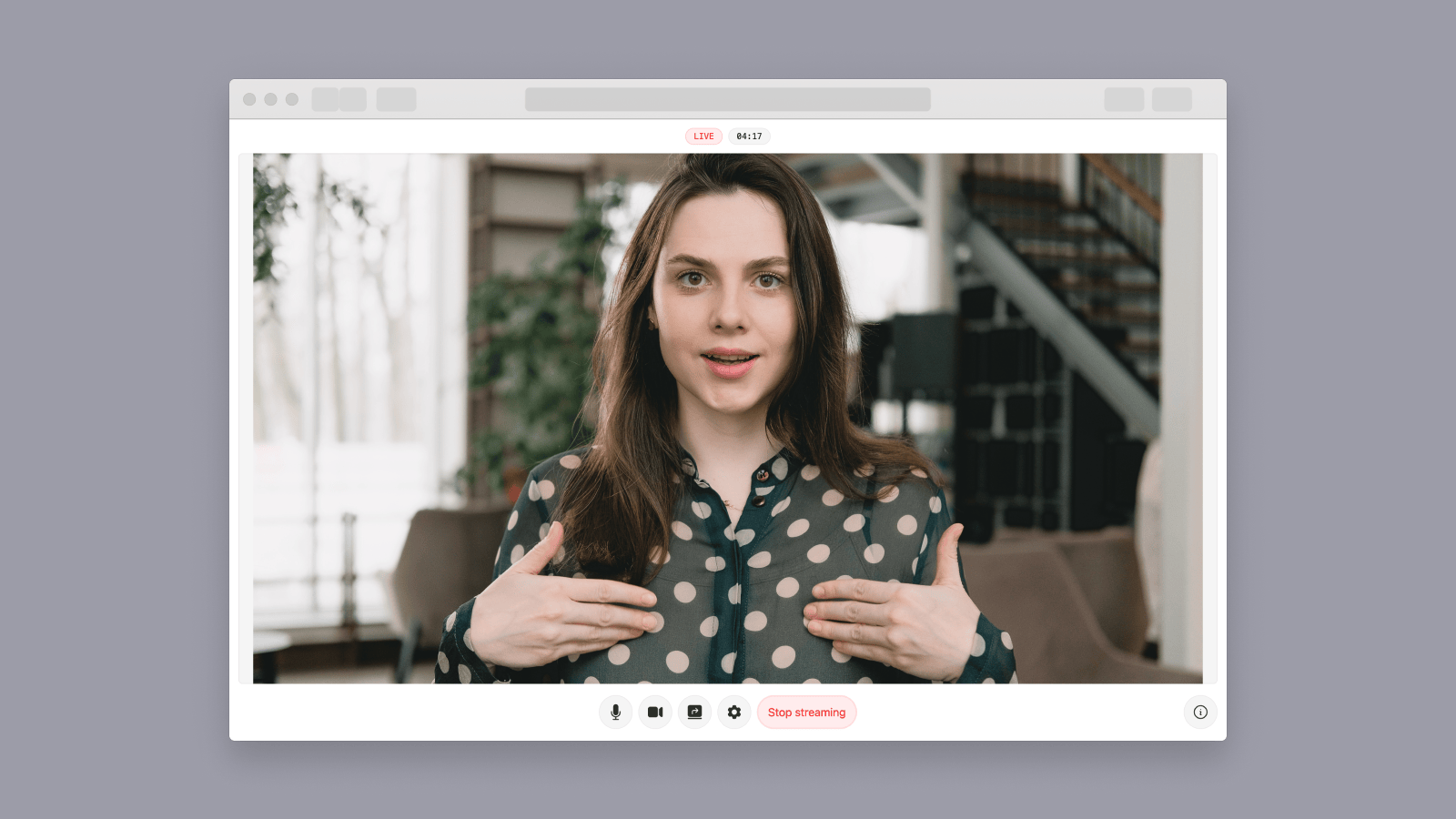 Amazon IVS Broadcast Web Demo