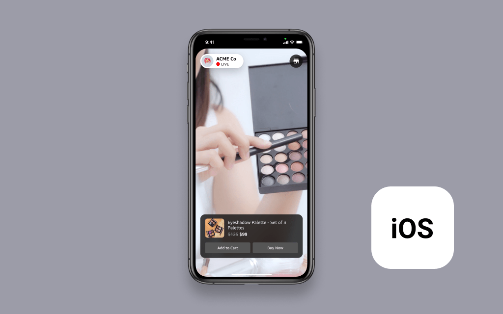 Amazon IVS eCommerce iOS Demo