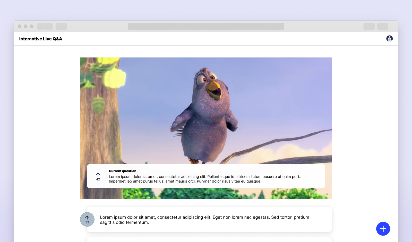 Amazon IVS Virtual Q&A web demo